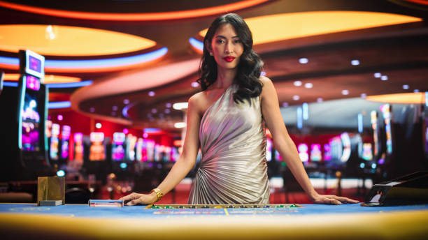 Casino Hold'em community cards and player hole cards displayed on screen