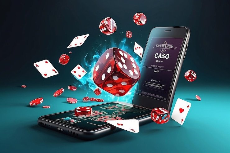 Mobile phone showing live dealer interface